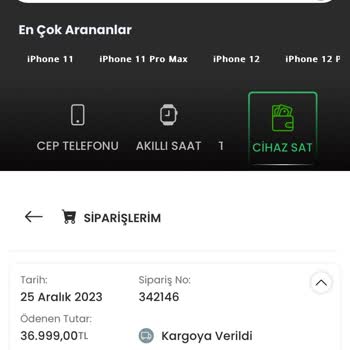EasyCep Bozuk Telefon Gönderildi
