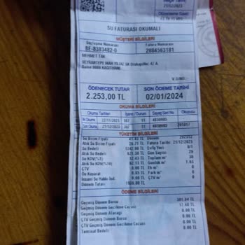 İSKİ Atık Su Bedeli Ve Fazla Su Parası İade Talebi