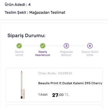Gratis Online Sipariş Gelmedi