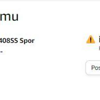 Amazon Ve Satıcı Sportstyle Şikayetçiyim