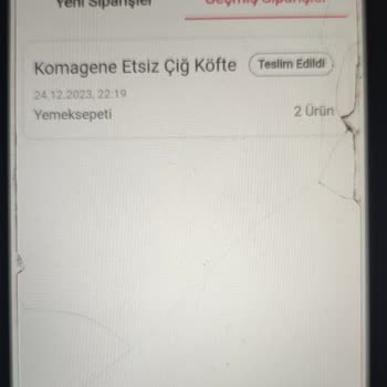 Yemeksepeti Yanlış Ürün Hayal Kırıklığı