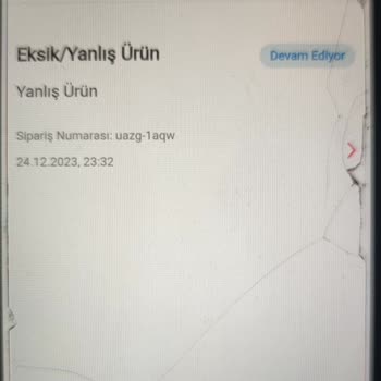 Yemeksepeti Yanlış Ürün Hayal Kırıklığı