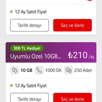 Vodafone Tarife Yenileme Haksızlığı