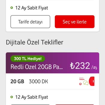 Vodafone Tarife Yenileme Haksızlığı