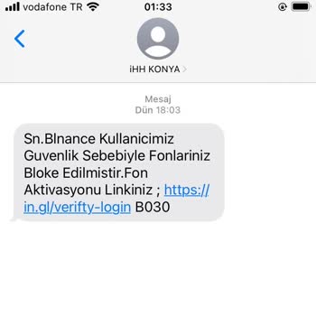 Asılsız Binance Bloke Aktif Etme Linki Mesajı