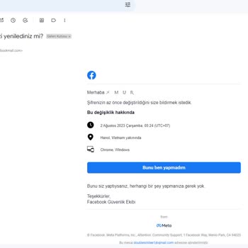 Facebook Hesabıma Erişememe Sorunu
