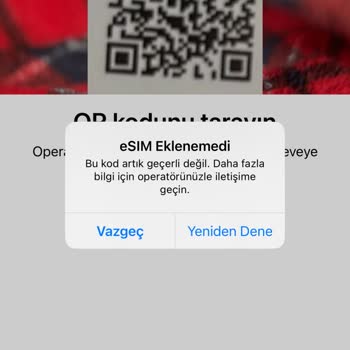 Vodafone E Sim Geçerli Değil