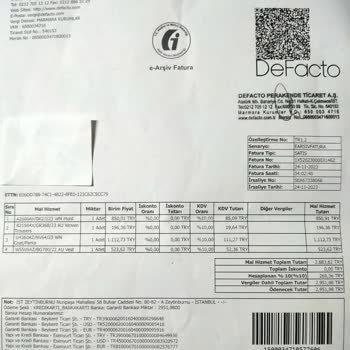 DeFacto 35 Gün Oldu Ürünüm Yok Vermiyorlar İlgisiz Firma