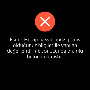 Yapı Kredi Bankası Esnek Hesabım Açılmıyor