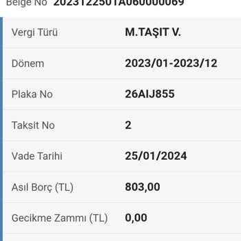 Hazine ve Maliye Bakanlığı İkinci El Engelli Aracı Alımında MTV Sorunu