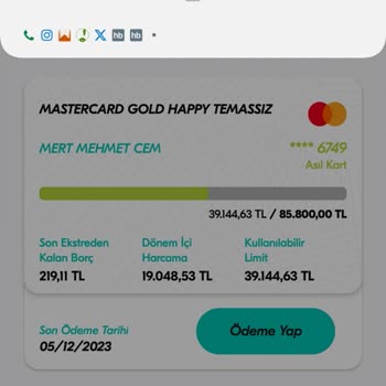 Türkiye Finans Yok Yere Kredi Kartıma Olmayan Borç Çıkarttı.