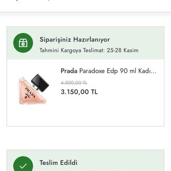 Boyner Siparişim 1 Aydır Gelmiyor