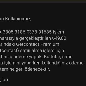 Google Play Ücret İadesi Hesaba Düşmedi