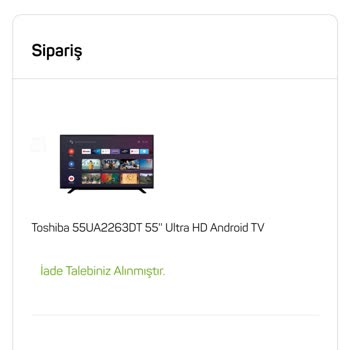 A101 Sipariş İptali Yapmıyor