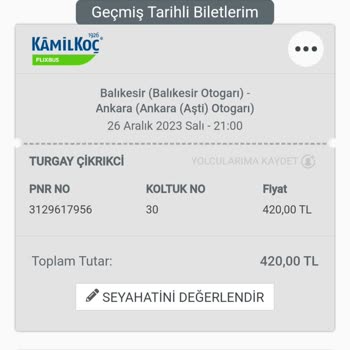 Kamil Koç İlgisiz Çalışanlar Yüzünden Yolumuzdan Olduk