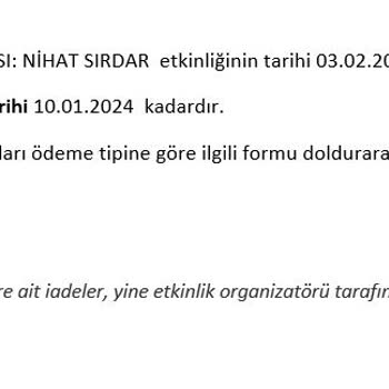 Biletix 90’lar Kafası: Nihat Sırdar 3. Kez Erteleniyor
