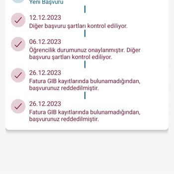 "GİB Kayıtlarında Bulunamadığından"