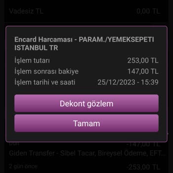 Yemeksepeti Para İadesi Olmadı