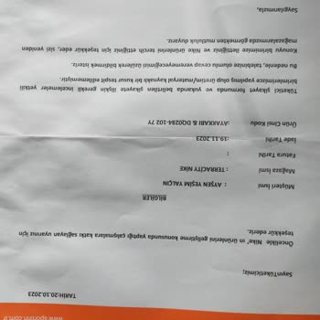 Nike Ürün İle İlgili Mağduriyet