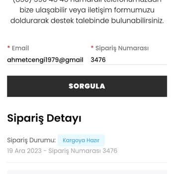 Momordica İnternet Üzerinden Satışta Yaşanan Kargo Gecikmesi Ve Stok Sorunu