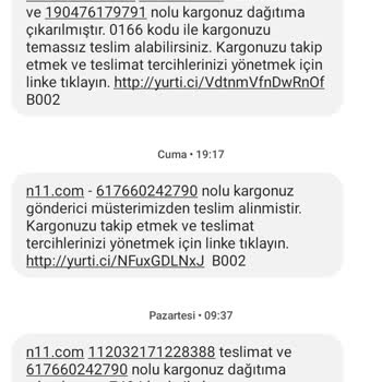 N11 Teslim Edilmeyen Ürün