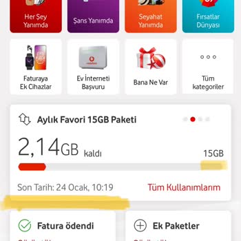 Vodafone İnternetim Çekmiyor Ve Paketlerim Hemen Bitiyor