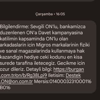 On Dijital Bankacılık Davet Kampanyası