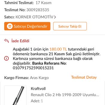 Yapı Kredi Bankası 1 Aydır İade Ödemesi Yapılmayan Müşteri Mağduriyeti