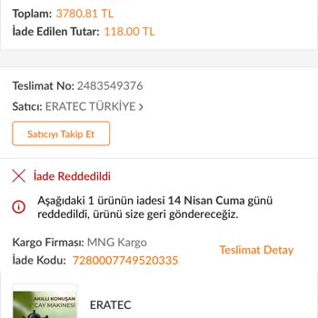 ERA-Tec Taş Fırın Akıllı Çay Makinesi Pişmanlığı