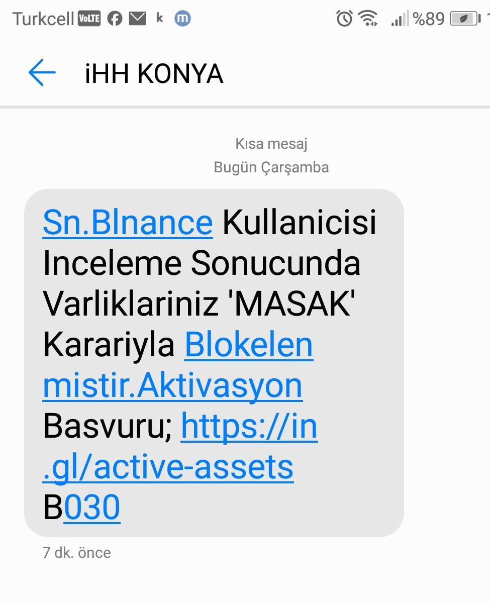 Binance Hesabım Olmadığı Halde Bloke Mesajları Alıyorum - Şikayetvar