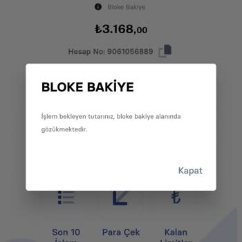Mefete Hesabımdan Kendi Hesabıma Çekemedim Parayı