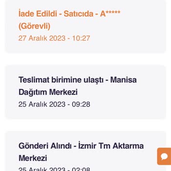 Hepsijet Kargo Ürünlerimi Haber Vermeden İade Etti