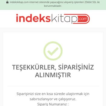 İndeks Kitap Siparişim Hala Elime Ulaşmadı