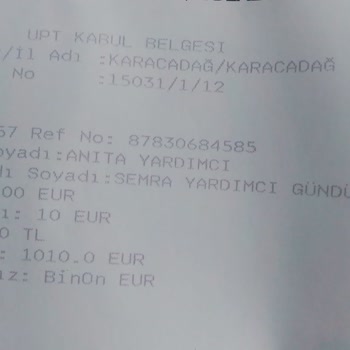 PTT UPT Yurt Dışı Para Transferi