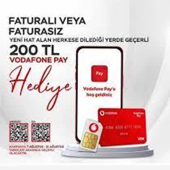 Vodafone Pay 200 TL Hediyeyi Karta Yüklemiyor