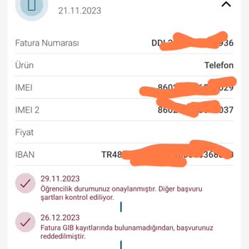 Gençlik ve Spor Bakanlığı Genç Teknoloji Destek Kampanyası Başvuru Reddi