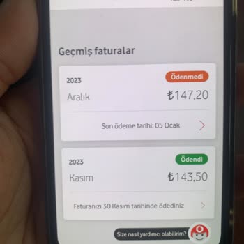 Vodafone Yanlış Fatura Kesiyor