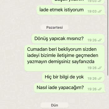 Nazliye Butik Cevap Vermiyor