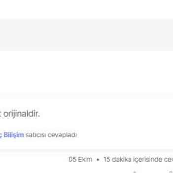 Hepsiburada Logitech G102 Orijinalliği Şüpheli Ürün