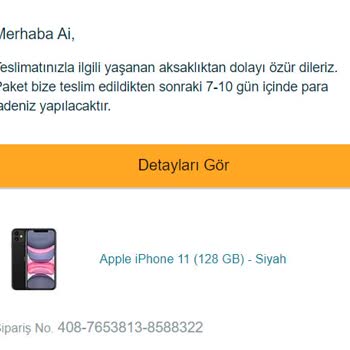 Boş Paket Gönderip Para İadesini Yapmayan Amazon!
