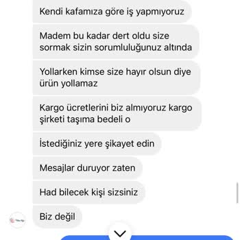 Fatma Kılıç Butik Eksik Bilgilendirme Ve Saygısızca Üslup