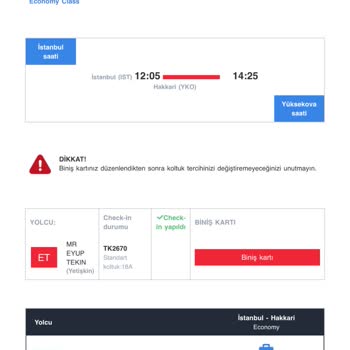 THY Uçuş İptali Ve Mağduriyet Yaşanan Hizmet Deneyimi