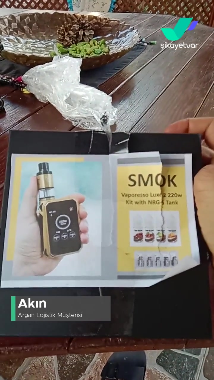 Argan Lojistik Elektronik Sigara Yerine Krem Gelmiş! videonun kapak resmi