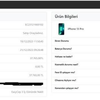 EasyCep, Ürün Alım Sözleşmesi Kapsamında Ödememiz Yapılmadı