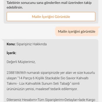 Kitchen Life Kırık Parça Tedarik Edilmiyor