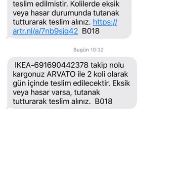 IKEA Kargo Firması Arvato Lojistik Ürünleri Teslim Etmedi