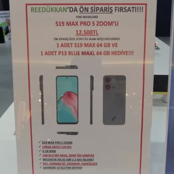 Reeder S19 Max Pro S Z00M Ön Sipariş Telefonun Teslim Edilmemesi Hk.