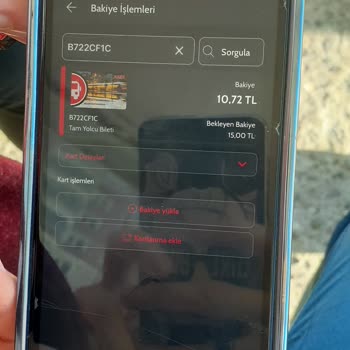 Samulaş Kart Bakiye Sorunu
