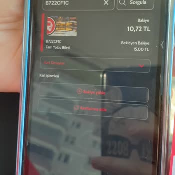 Samulaş Kart Bakiye Sorunu