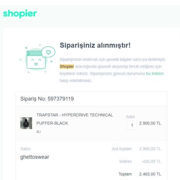Shopier Gecikmeli Ve Masraflı Ürün Teslimi